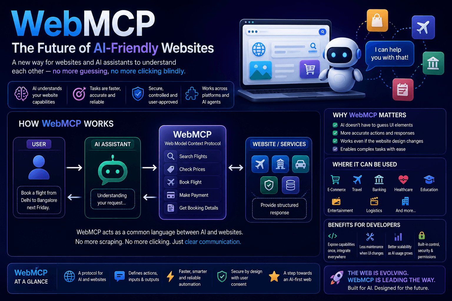 WebMCP Explained: The Future of AI-Friendly Websites