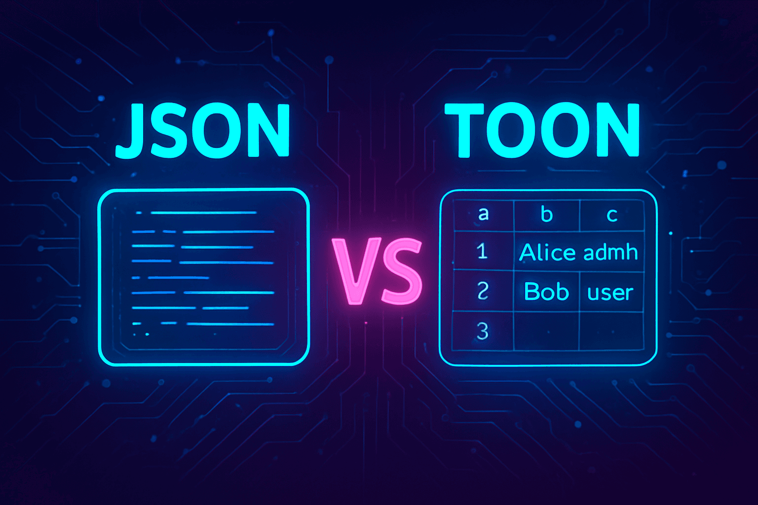 JSON vs TOON: The New Battle of Data Formats in the AI Era